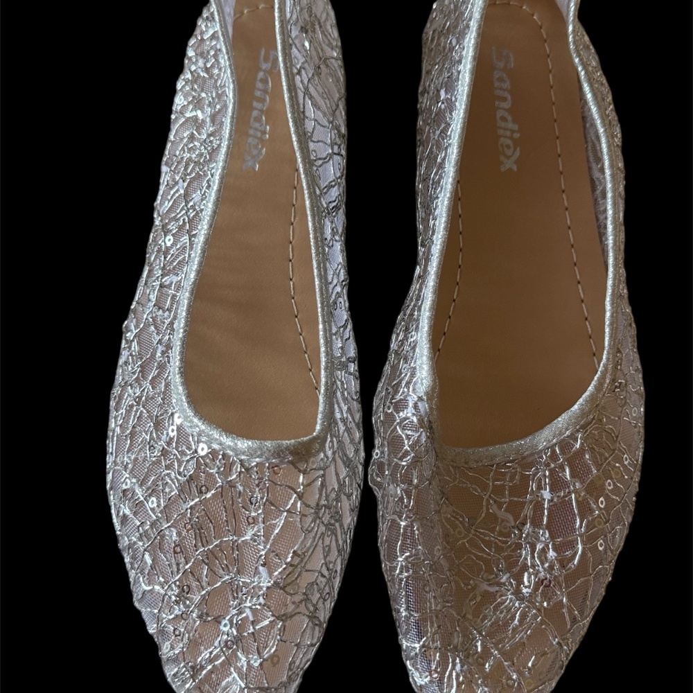 Brand New Silver Womans Shoes